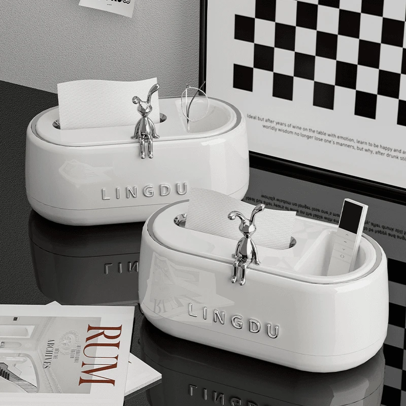 纸巾盒家用客厅茶几餐厅创意多功能卧室桌面遥控器收纳抽纸盒置物