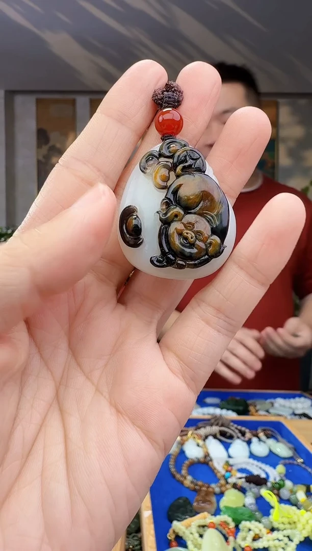 未镶嵌和田玉挂件拍一发一