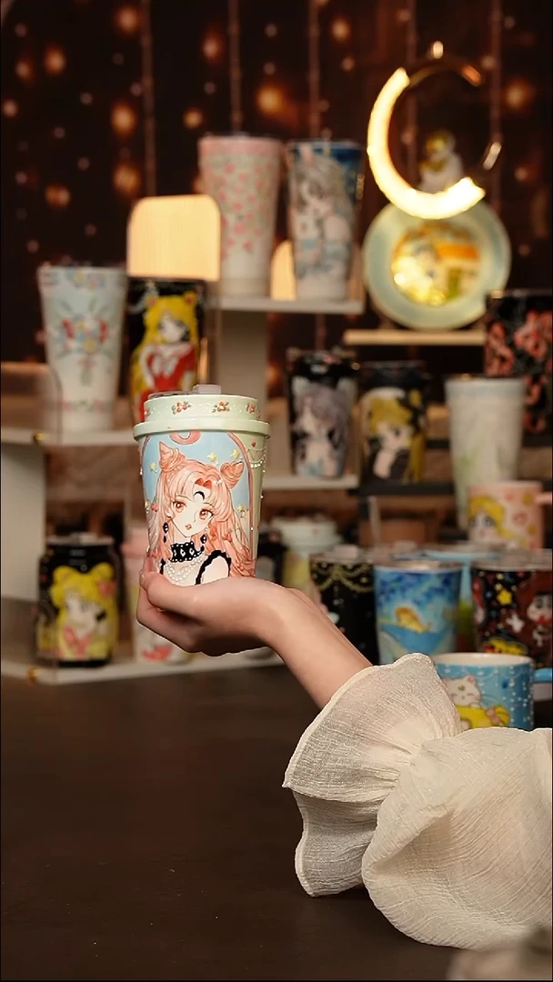 （玉泥）景德镇手工手绘文创陶瓷杯