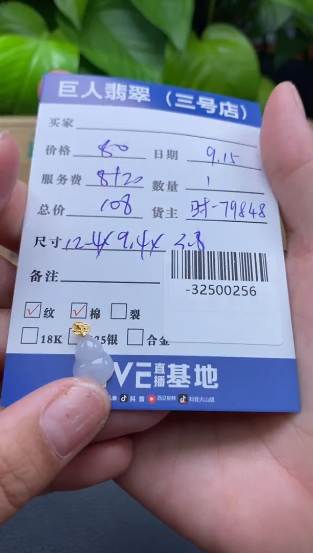 颈饰18K金镶嵌翡翠多人-32500256