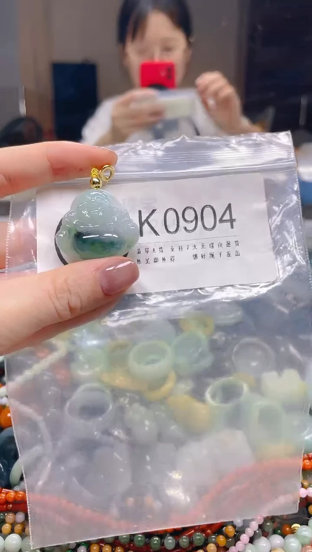 翡翠未镶嵌颈饰/K/翡翠A货一图一物