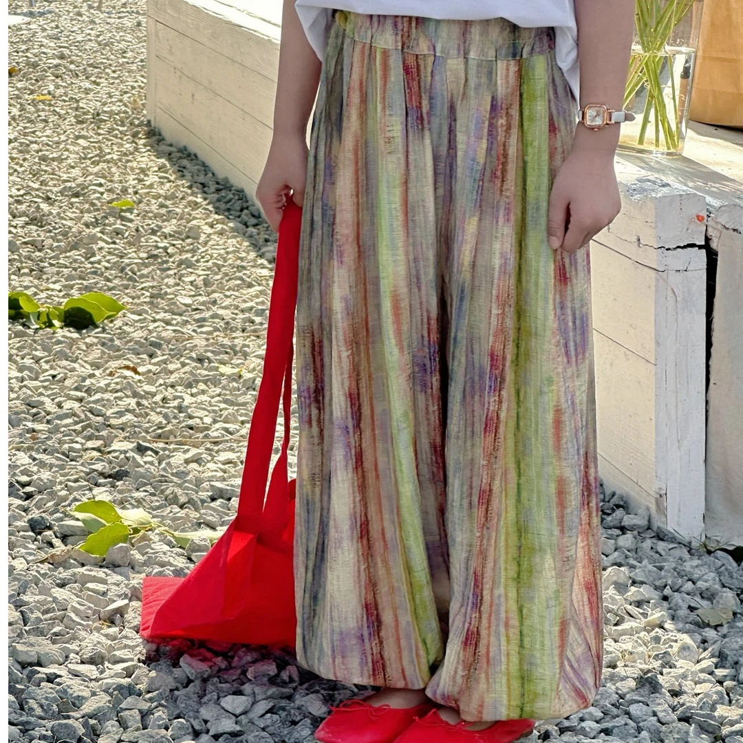 中大童时尚童装丽6618宽松时尚百搭休闲防蚊裤显瘦高腰儿童服装