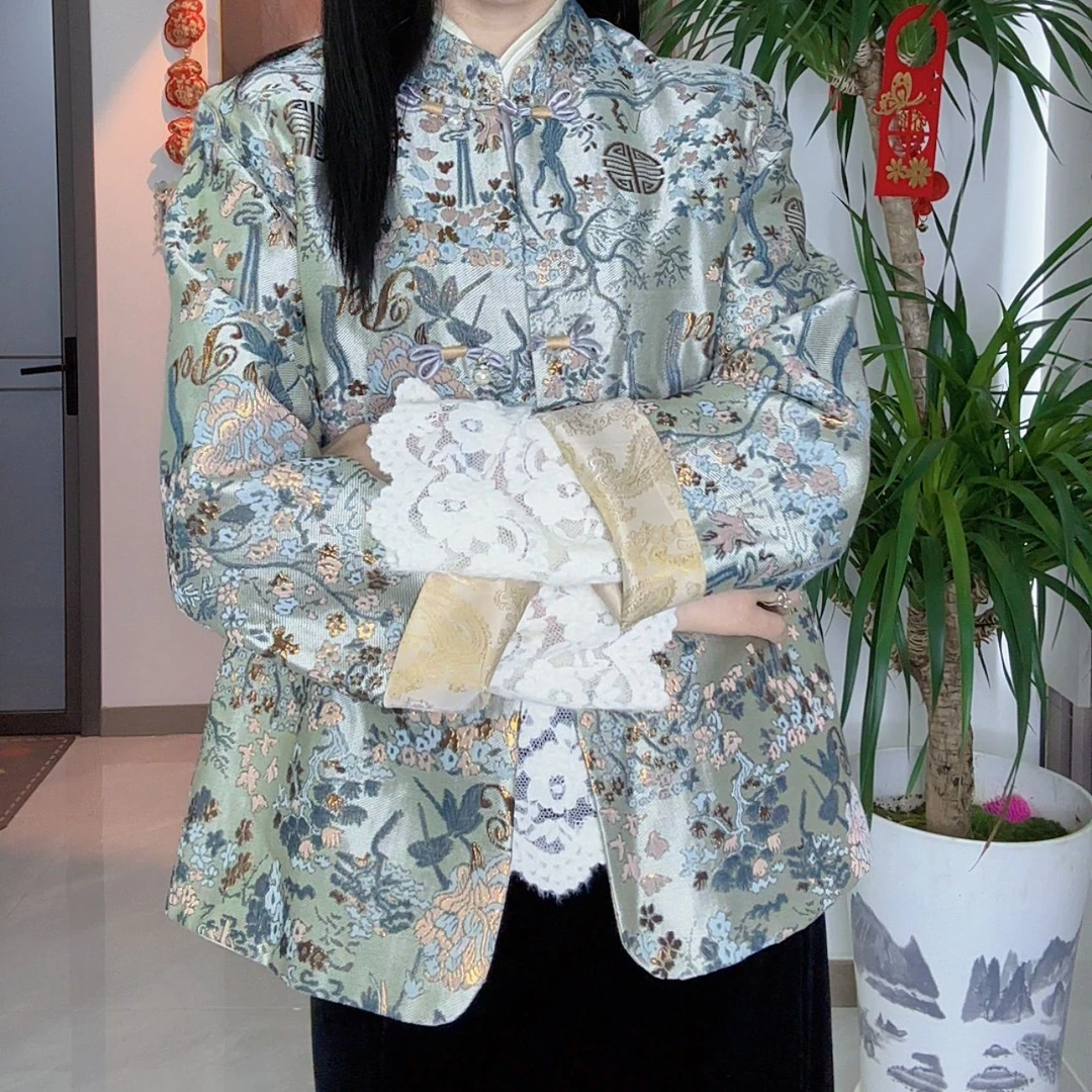 【云山晓】新款原版新中式时尚气质国风上衣女士外套