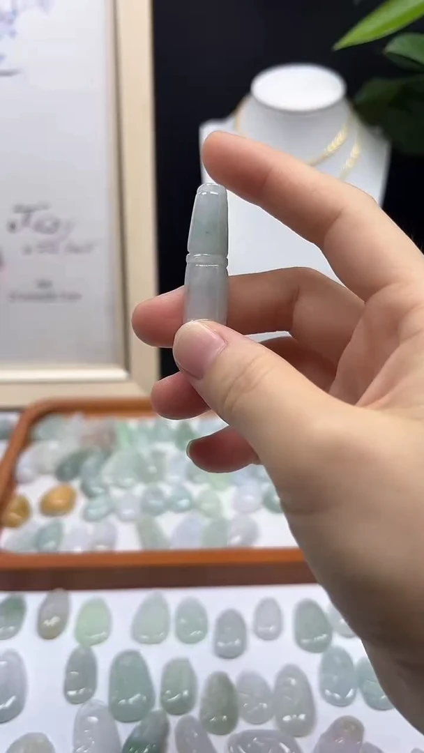 颈饰未镶嵌翡翠竹子2