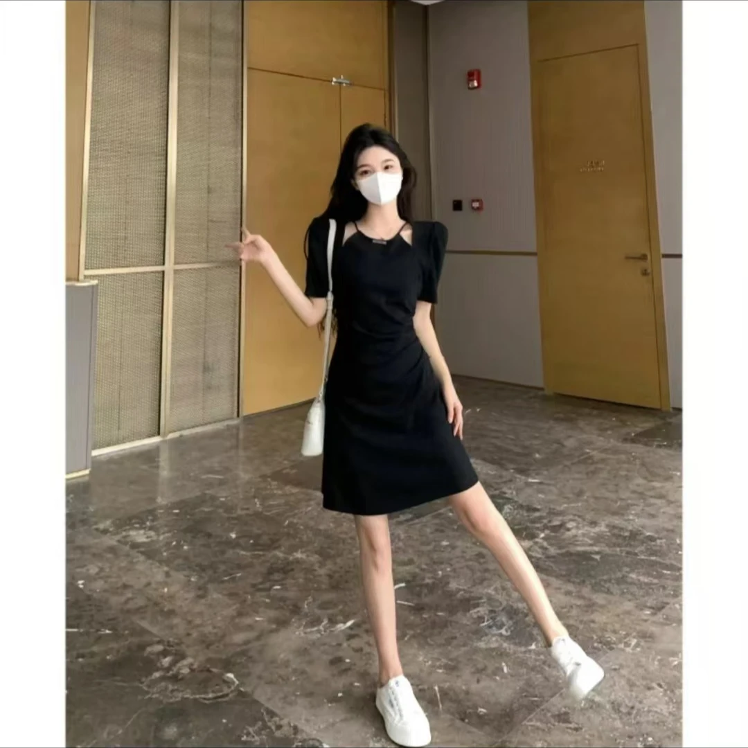 玲玲服饰【2087#小心机连衣裙】