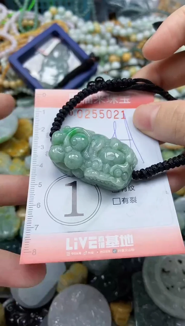 未镶嵌挂件翡翠闪购0255021