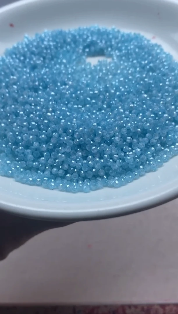 【闪购商品】尖晶石颈饰未镶嵌x138蓝锆*石2mm*100颗