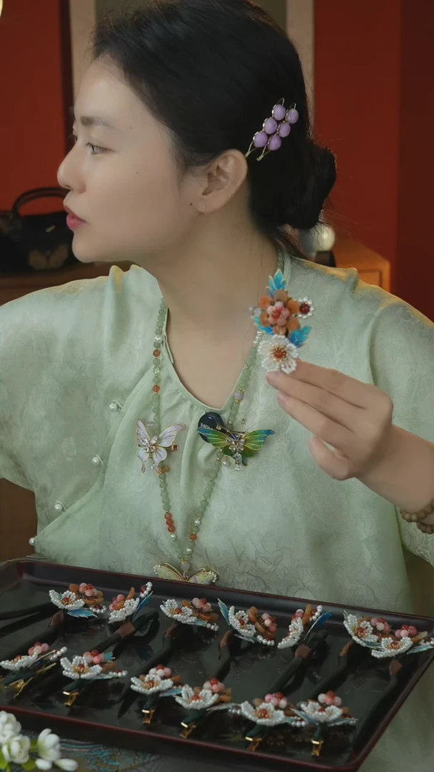 刺绣纯手工非遗国风饰品