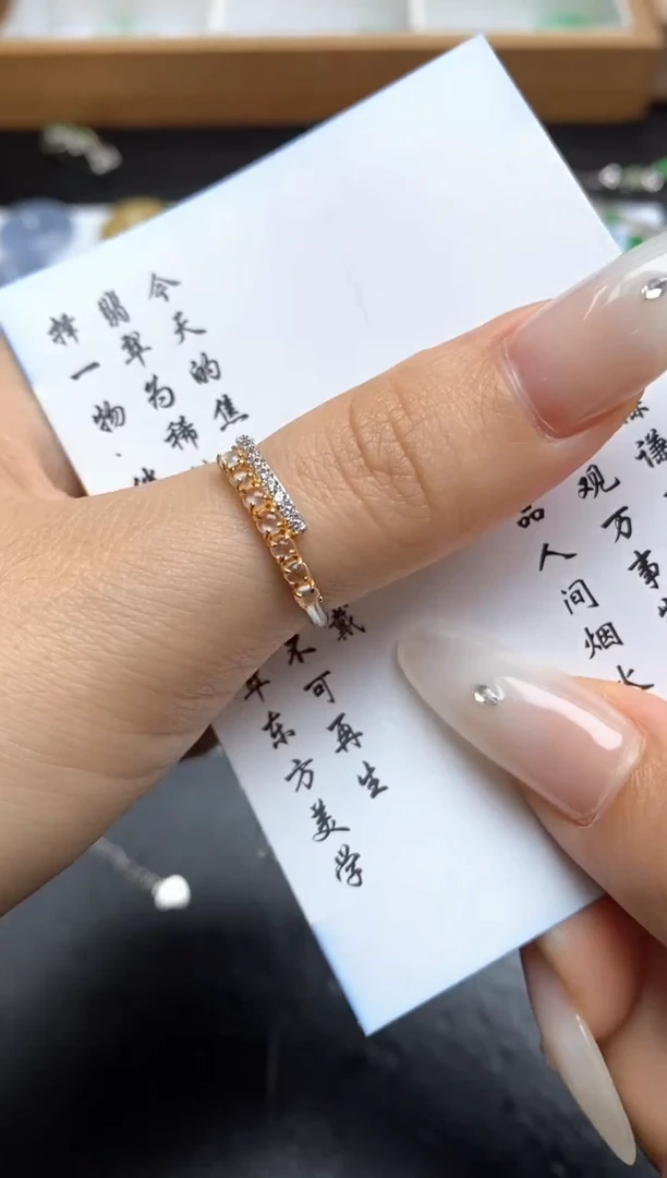 定制翡翠银S925镶嵌翡翠饰品~