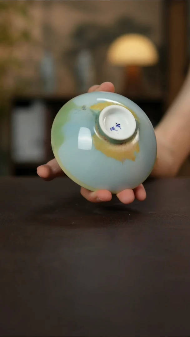 杯景德镇陶瓷杯碗柴烧多人瑕疵