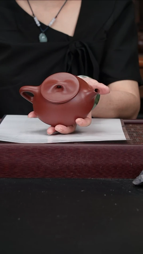 茶壶紫砂lgy红皮龙光明石瓢200cc