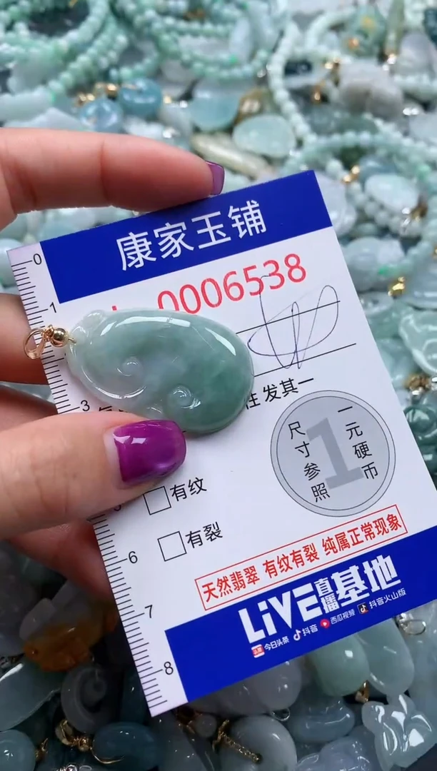 颈饰未镶嵌翡翠6538