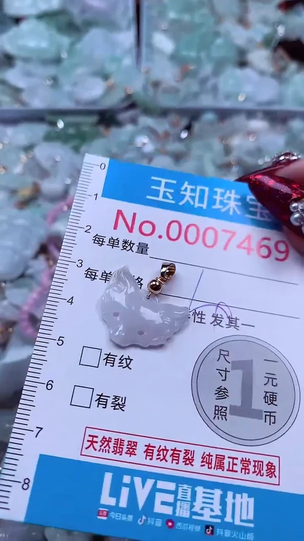 吊坠(不含链)未镶嵌翡翠7469