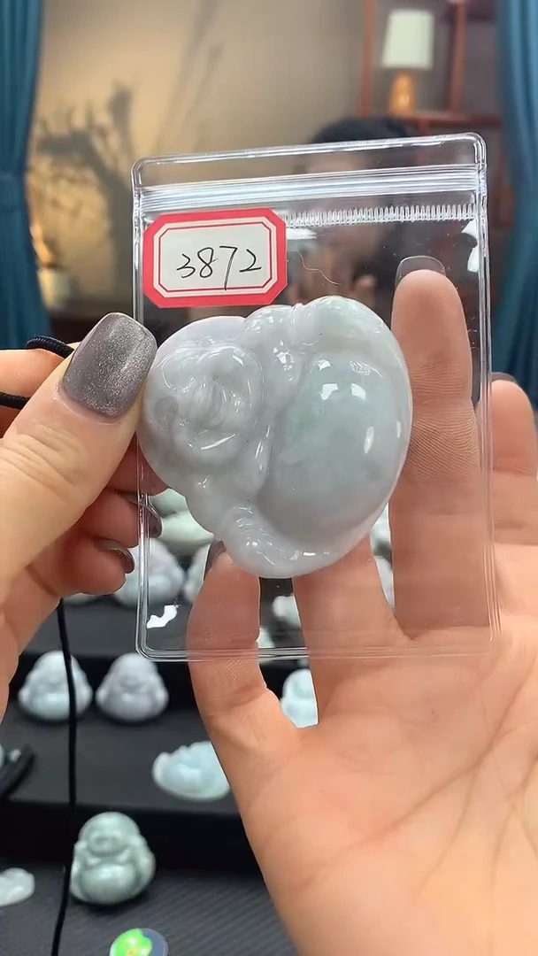 颈饰未镶嵌翡翠佛公3872