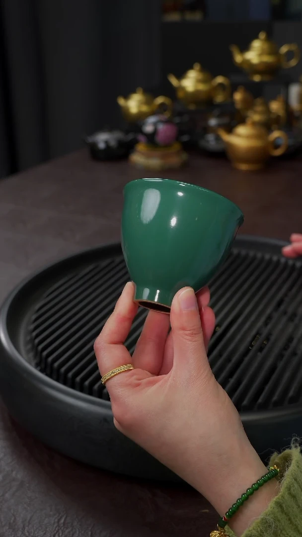 【闪购商品】杯【宜景窑绿松石】如士杯