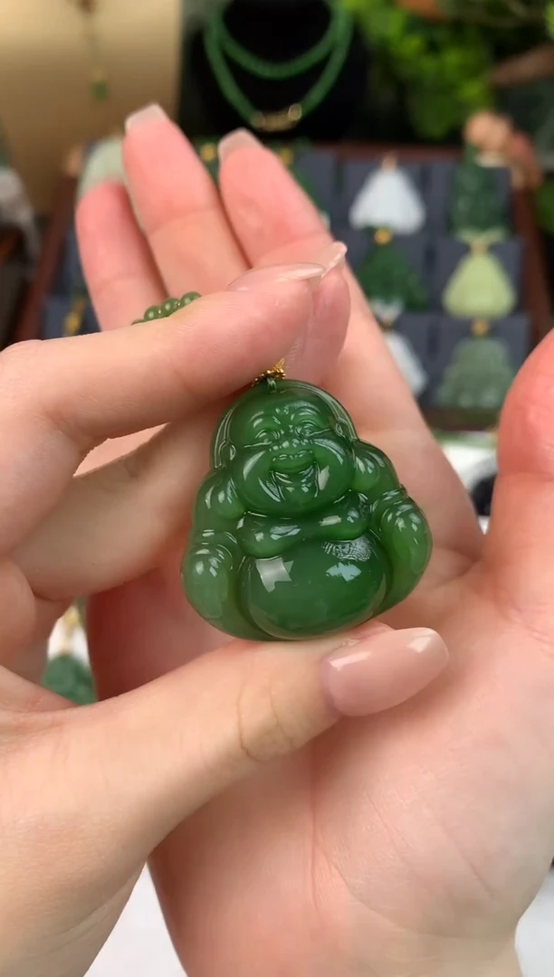 颈饰未镶嵌和田玉吊坠35mm