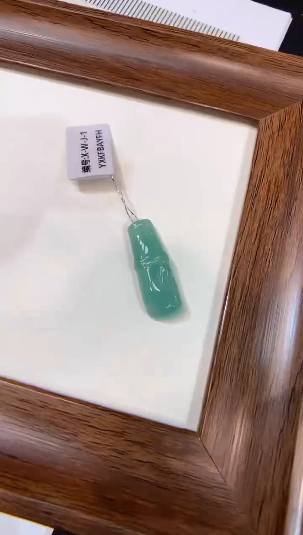 颈饰未镶嵌翡翠竹节