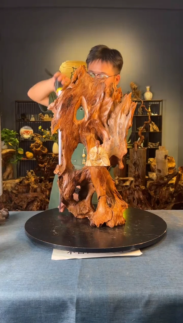 木卢师傅根艺作品（不包含人物摆件）
