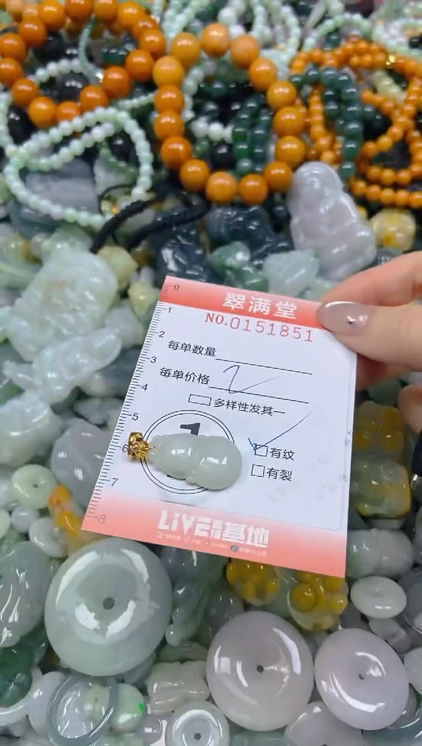 翡翠未镶嵌颈饰闪购0151851
