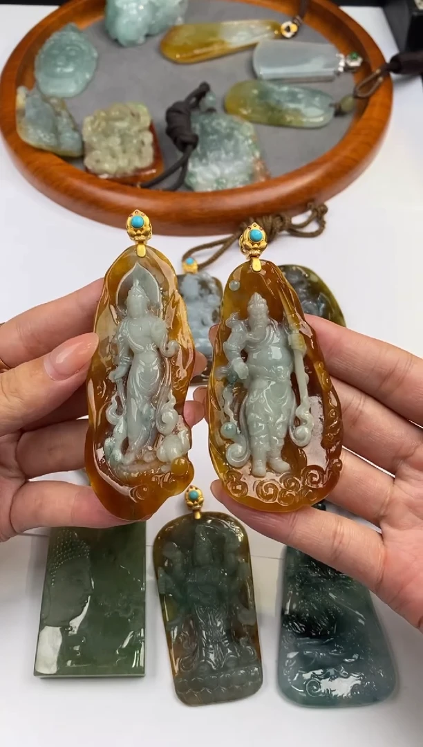未镶嵌挂件翡翠莫**g01