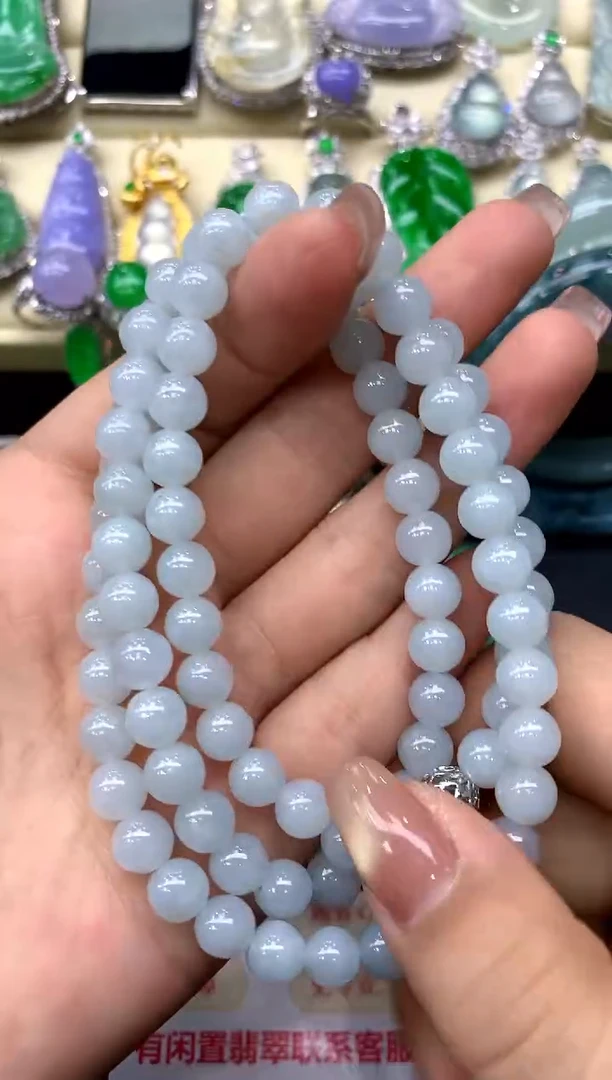 颈饰未镶嵌翡翠80-中国好珍宝