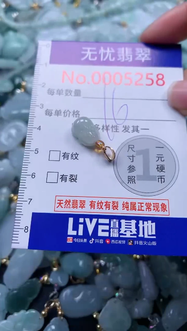 颈饰未镶嵌翡翠5258