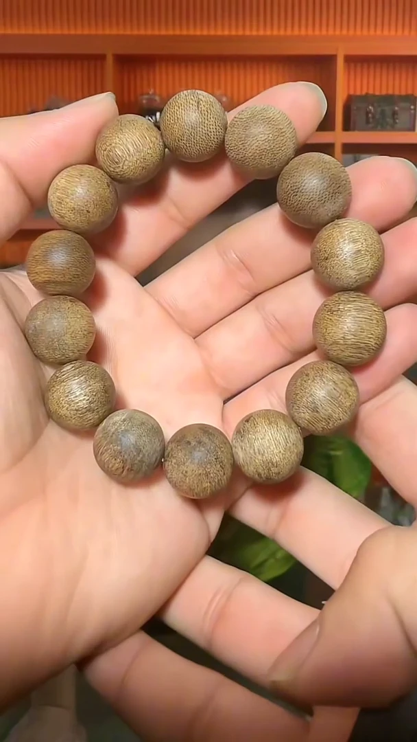 沉香手串21号单圈尖峰岭22g1.6多样性发一