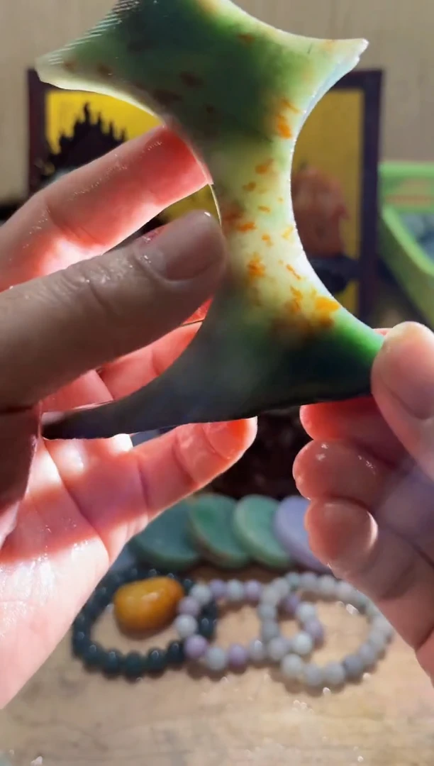 未镶嵌挂件翡翠A货常星6474