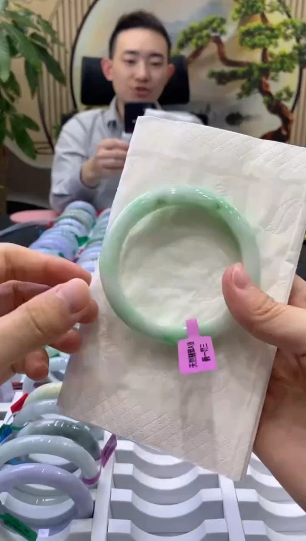 未镶嵌手镯翡翠8757