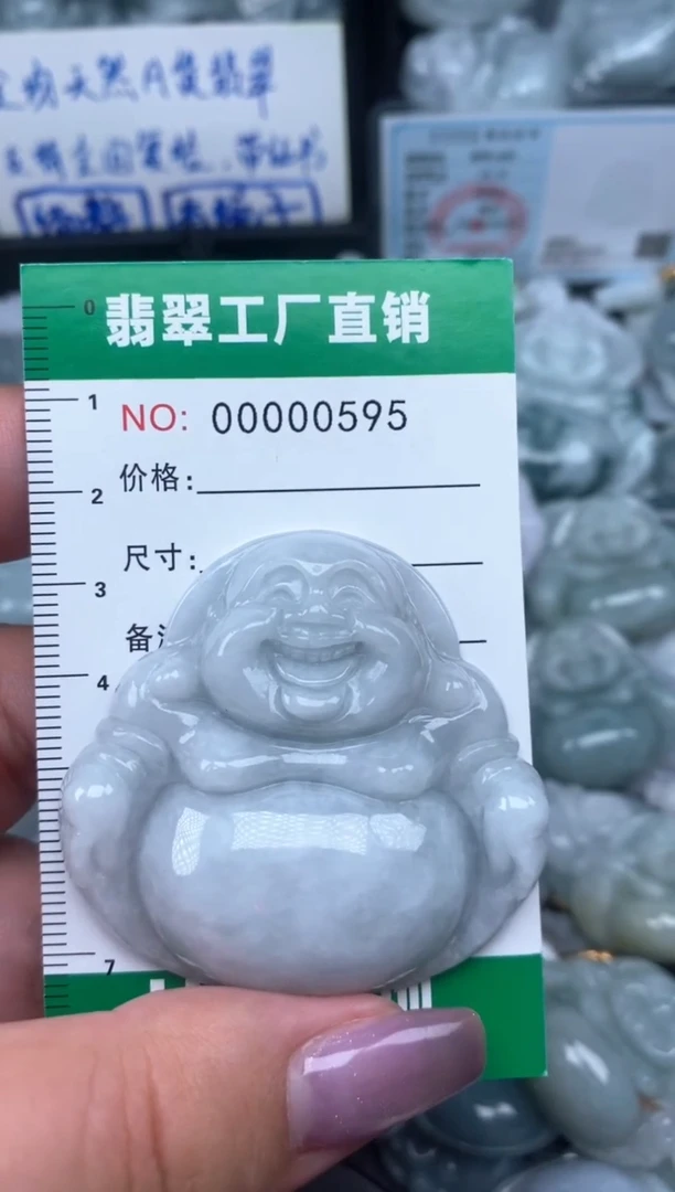 翡翠未镶嵌颈饰天然A货翡翠0595
