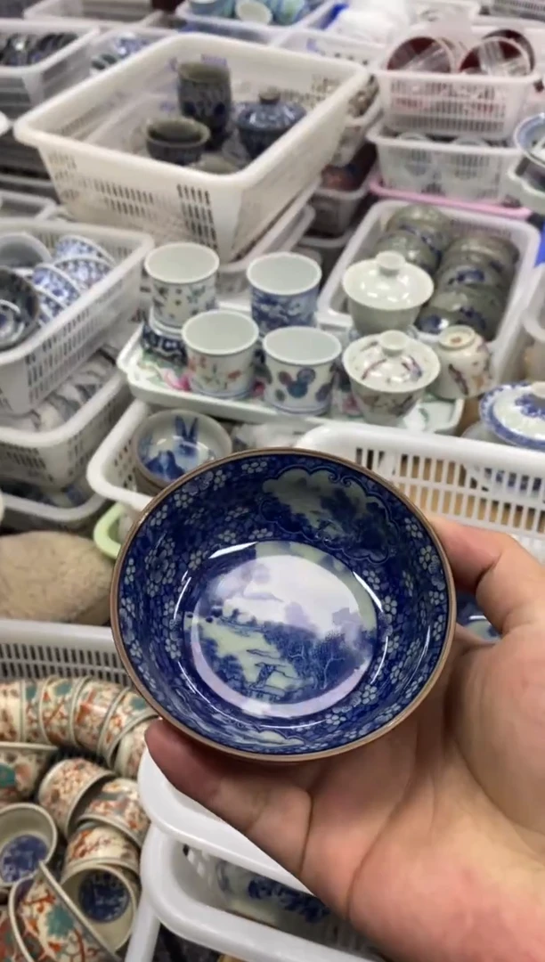 摆件陶景德陶瓷茶具容量约80