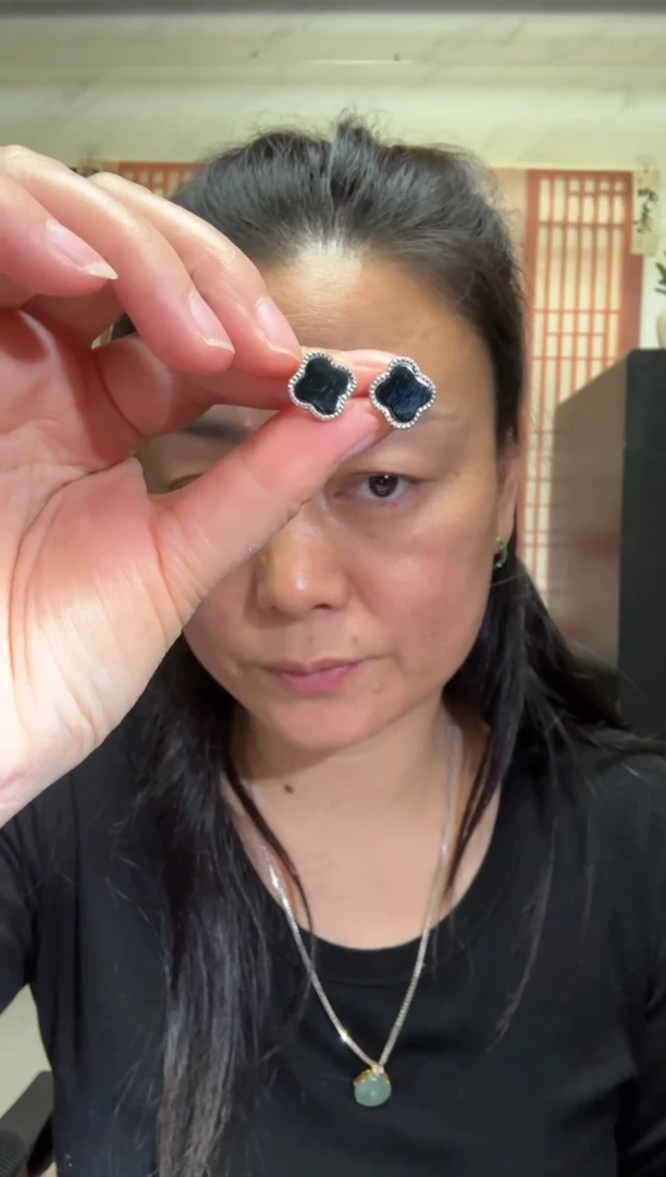 颈饰银S925镶嵌翡翠00002881