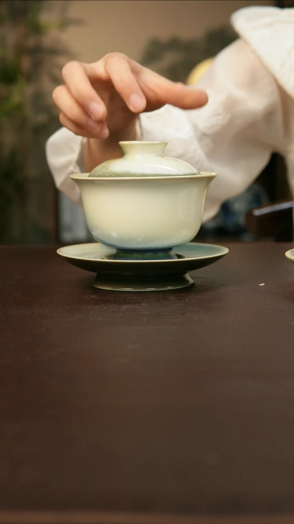 景德镇陶瓷杯碗柴烧多人