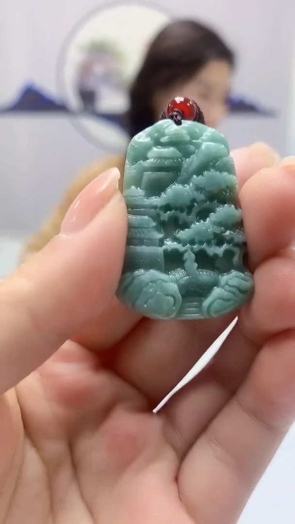 【闪购商品】翡翠颈饰未镶嵌4829ms-JJ挂件57