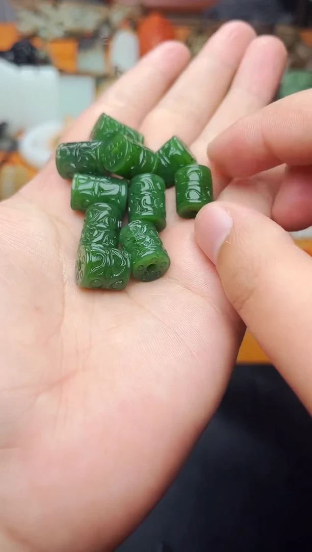 【闪购商品】和田玉颈饰未镶嵌桶珠多样性拍一发一01