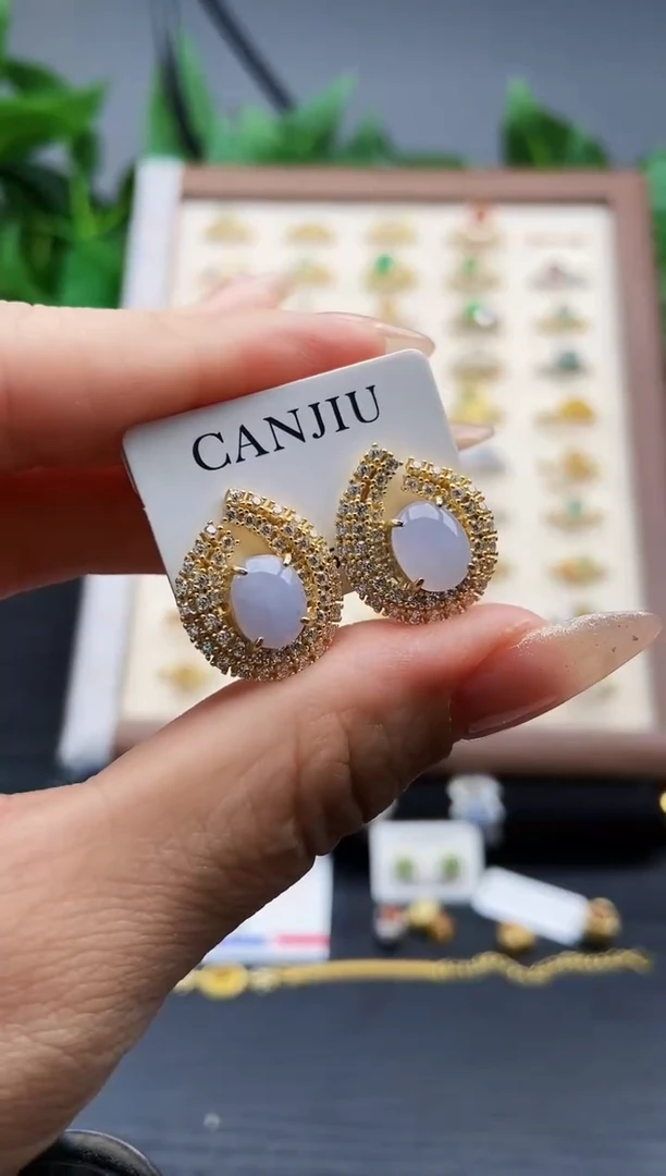 银S925镶嵌戒指翡翠12