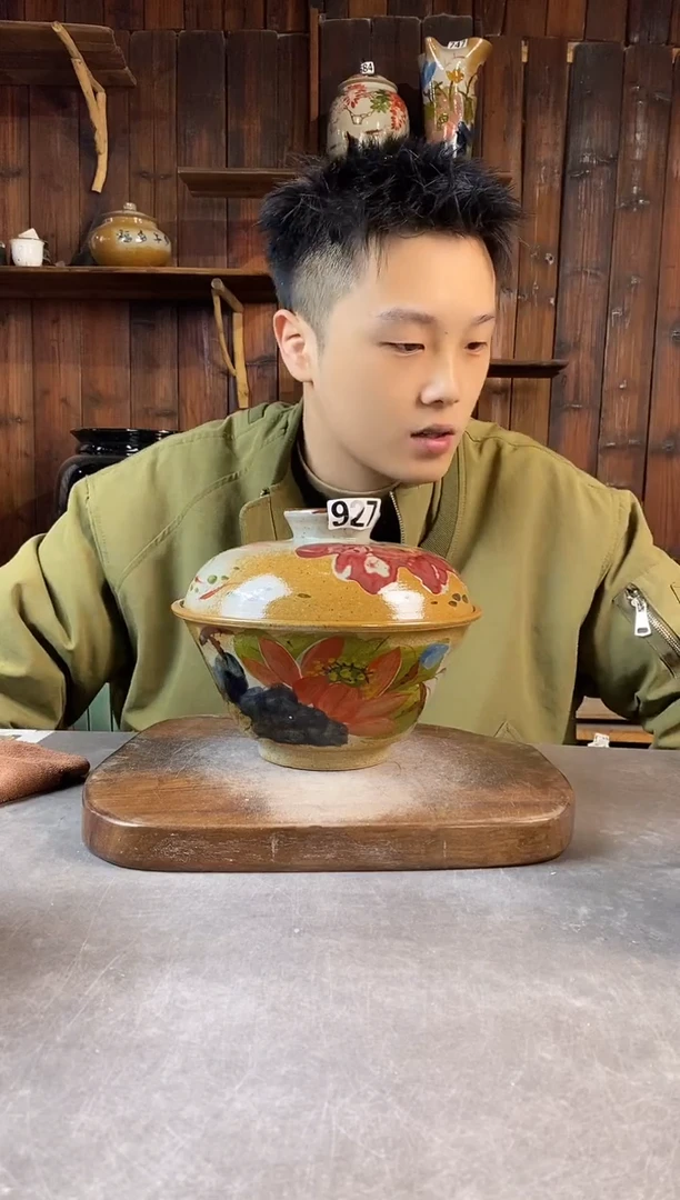 碗927，手工手绘，超值陶瓷