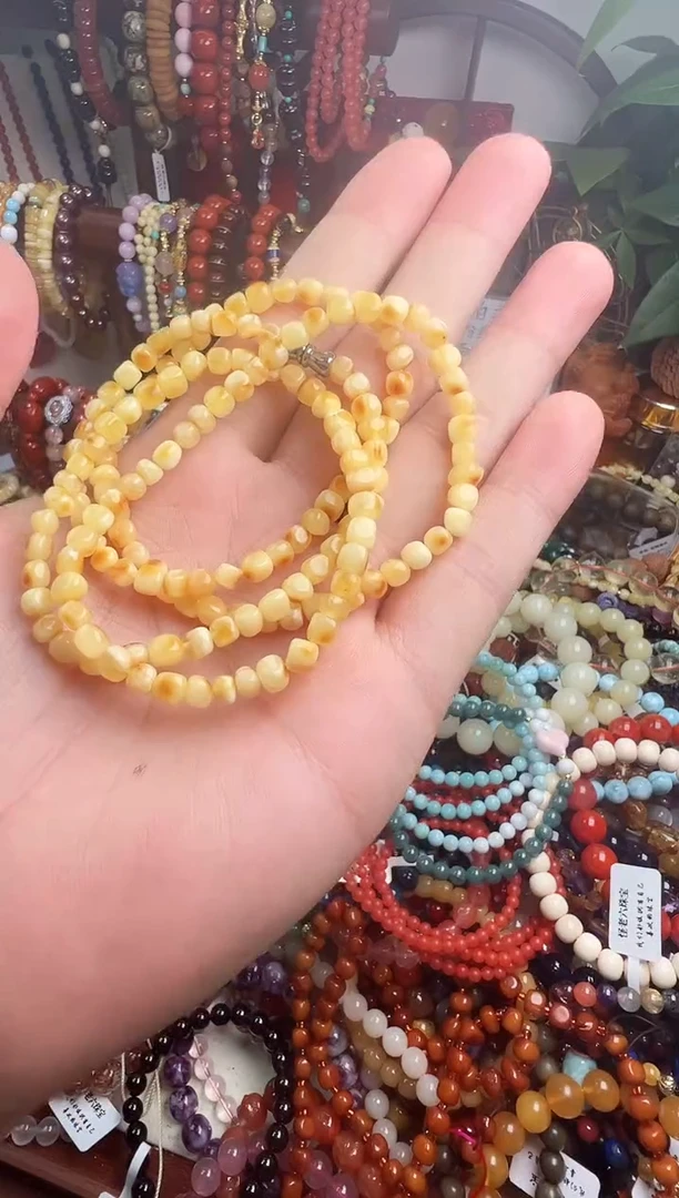 手链蜜蜡未镶嵌毛*一物一件）003989