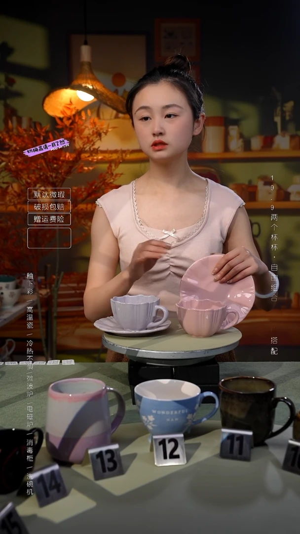 【闪购商品】杯碟套装X2|默认微瑕