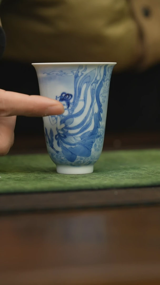 【闪购商品】杯柴窑青花破价福利