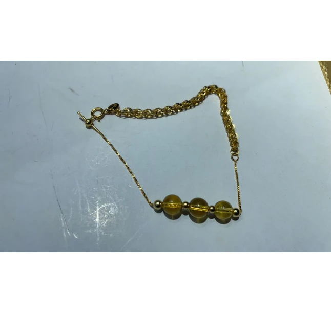 q4（玉姐珠宝）琥珀手链-送礼佳品-