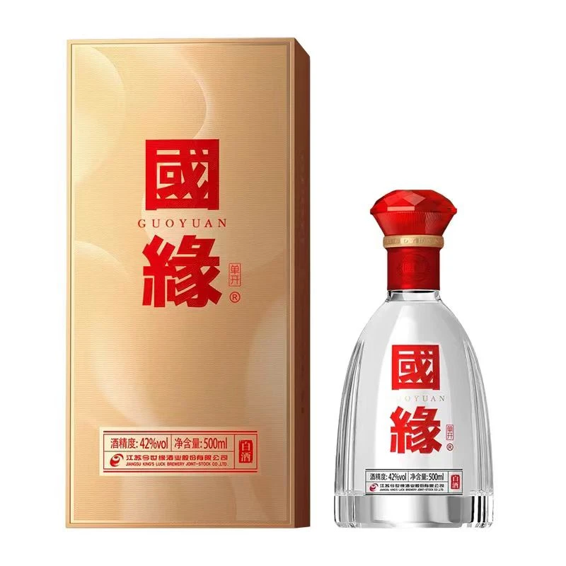 今世缘 42度国缘单开幽雅醇厚型白酒 500ml/盒