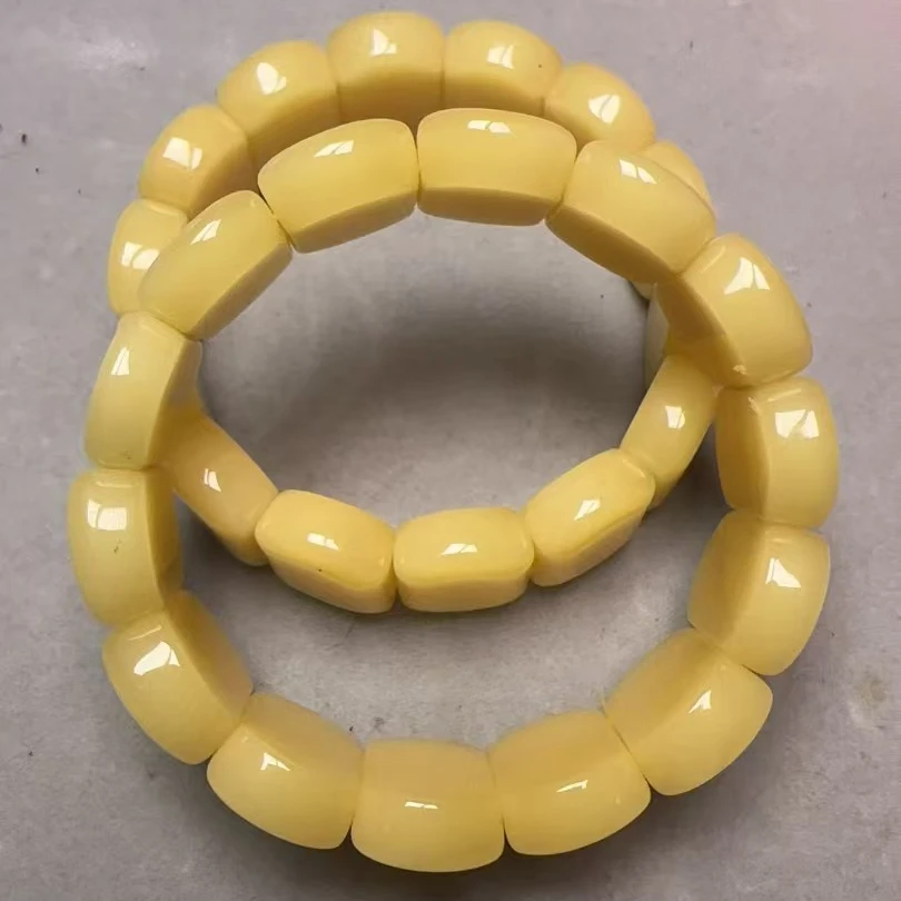 B63黄龙玉单圈手牌链