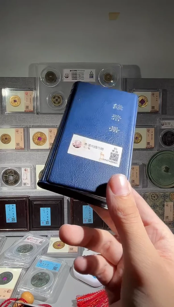 铜带评级道光钱币册共12枚