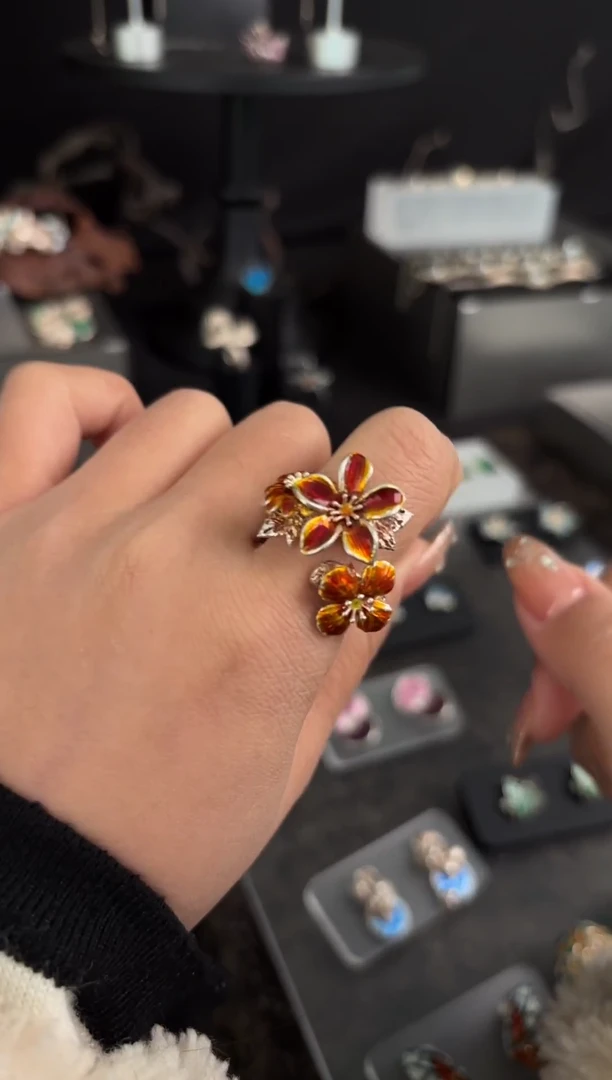 无925银111终不似珐琅饰品