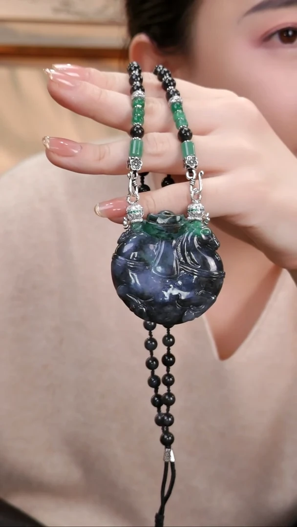 颈饰未镶嵌翡翠国风