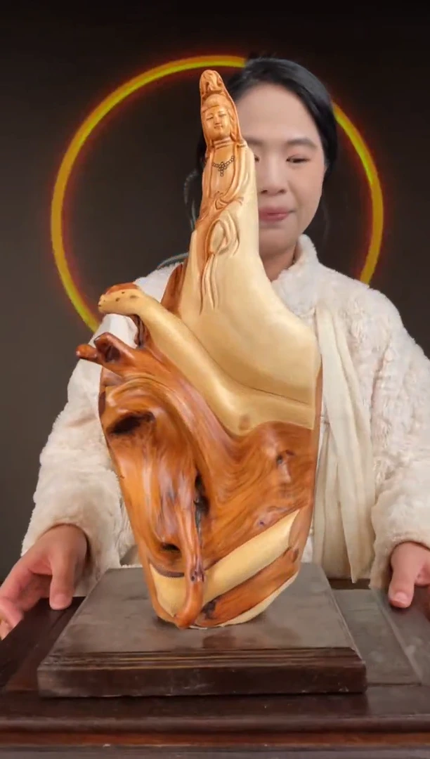 柏木（崖柏）手工摆件,先抢先得! 编号:117