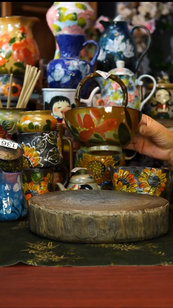 花瓶/杯子/碗183景德镇手工高温釉下彩