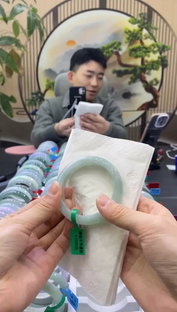 未镶嵌手镯翡翠0498