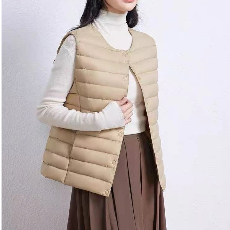 【周郡粉丝专属】女士无袖开衫马甲内搭外穿百搭2113